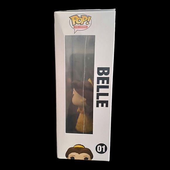 Funko Pop! VHS Covers: Beauty and The Beast - Belle with Mirror (01) New Sealed - Picture 4 of 8